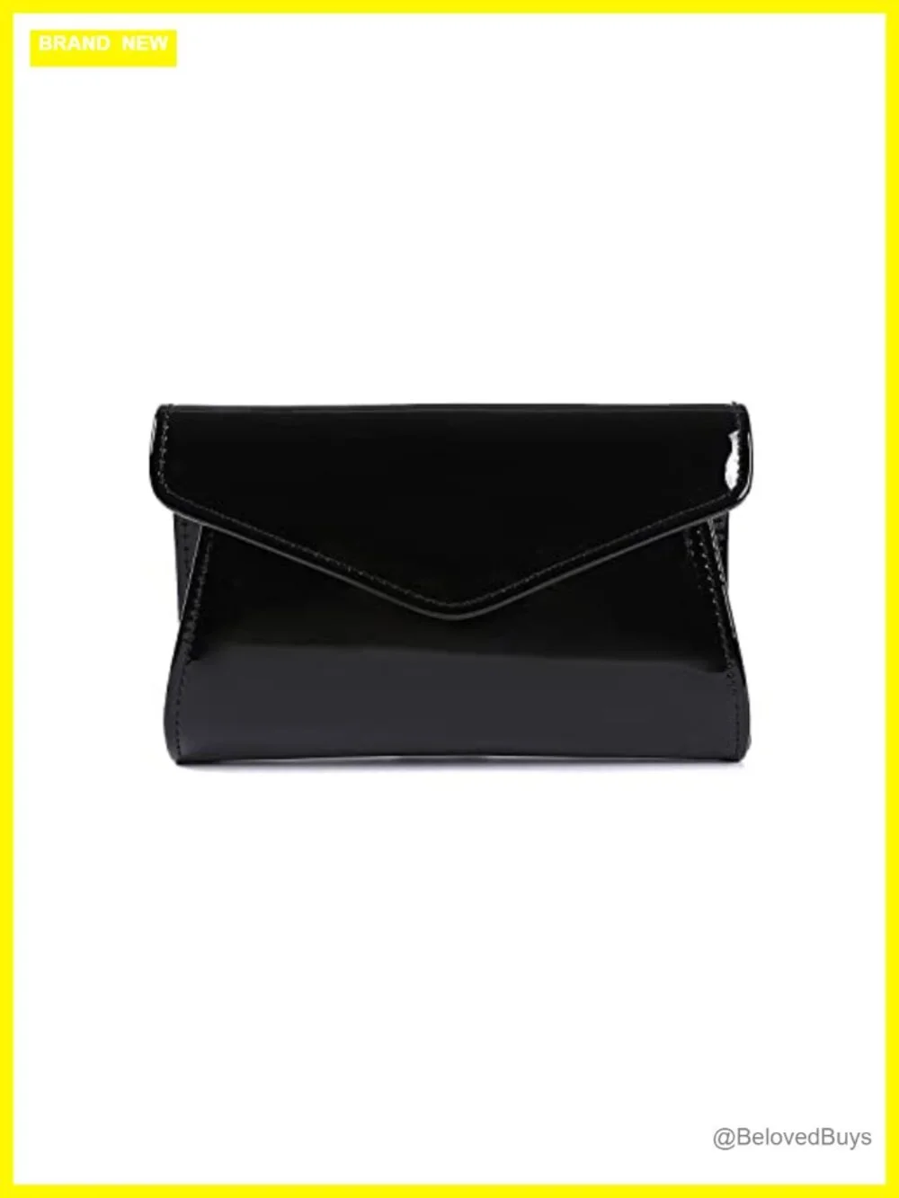 Faux Leather Envelope Clutch Evening Bag Women Wedding Prom Handbag